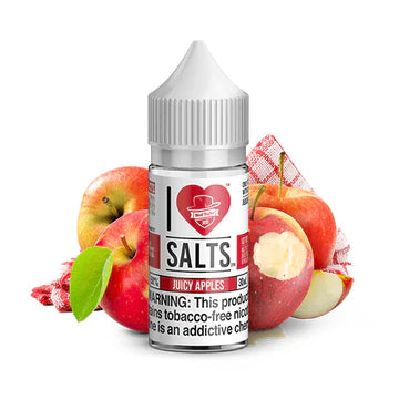I Love Salts Vape Juice 30mL Juicy Apple