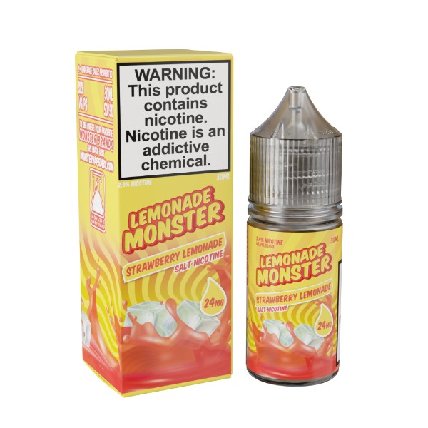 Lemonade Monster Salts Vape Juice 30mL - Strawberry lemonade