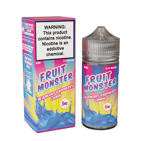 Fruit Monster 100ML Vape Juice Best Flavors Blueberry Raspberry lemon