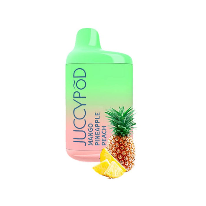 JuccyPod M5 5000 Puffs Disposable Vape 5-Pack  Mango Pineapple Peach