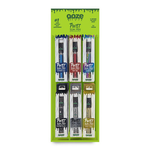 Ooze Slim Pen Twist Battery Display