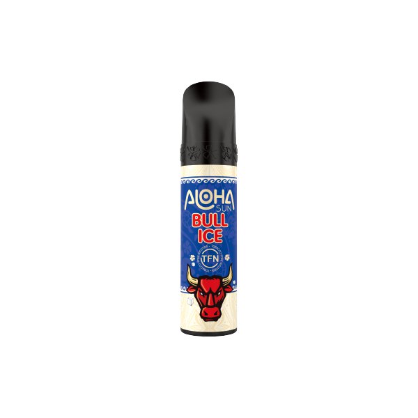 3% Aloha Sun TFN Disposable Vape 8mL 10 Pack Best Flavor Bull Ice