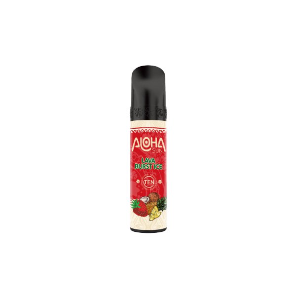 3% Aloha Sun TFN Disposable Vape 8mL 10 Pack Best Flavor Lava Burst Ice