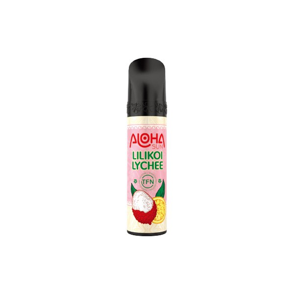 3% Aloha Sun TFN Disposable Vape 8mL 10 Pack Best Flavor Lilikoi Lychee