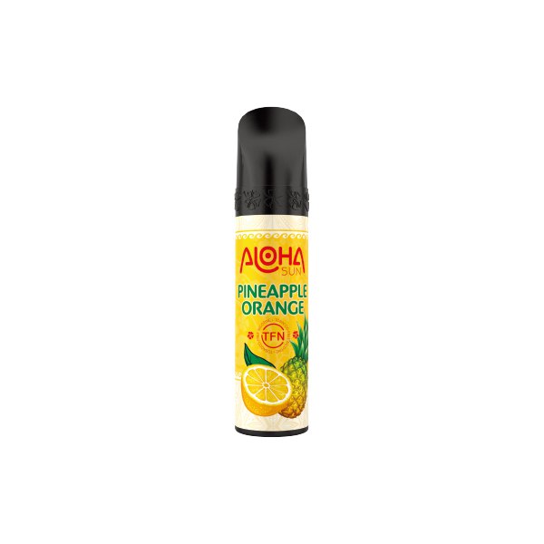 3% Aloha Sun TFN Disposable Vape 8mL 10 Pack Best Flavor Pineapple Orange