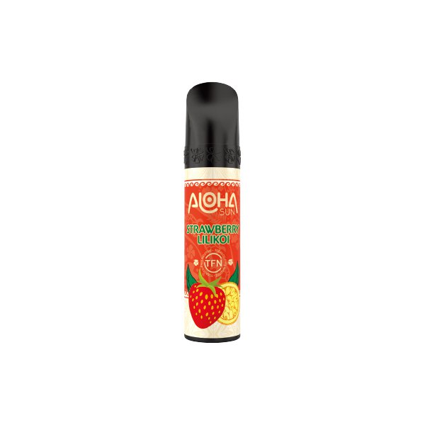 3% Aloha Sun TFN Disposable Vape 8mL 10 Pack Best Flavor Strawberry Lilikoi