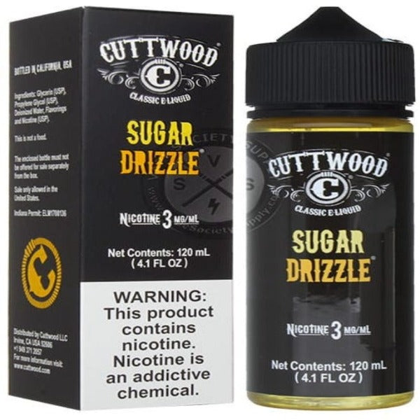 Cuttwood Vape Juice 120mL Best Flavor Sugar Drizzle