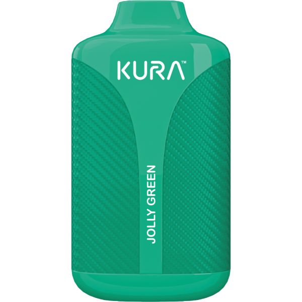 Kura 6000 Puffs Disposable Vape 5 Pack 12mL Best Flavor Jolly Green