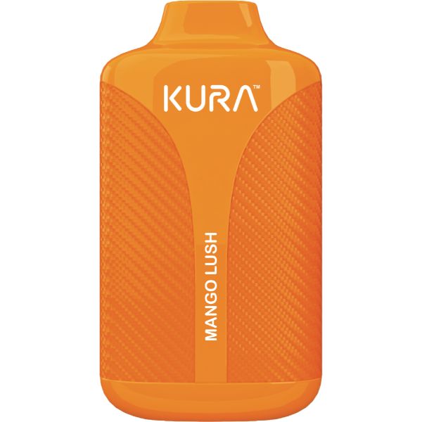 Kura 6000 Puffs Disposable Vape 5 Pack 12mL Best Flavor Mango Lush