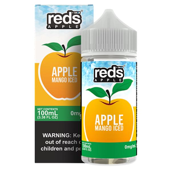 7Daze Reds 100mL Vape Juice Best Flavor Mango Iced