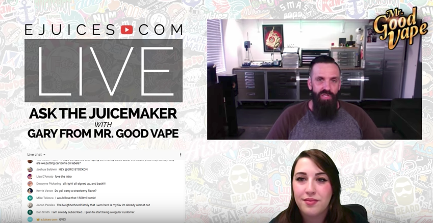 ASK THE JUICEMAKER - with Gary from Mr. Good Vape
