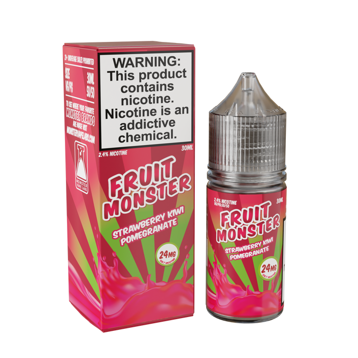 Best Deal Fruit Monster Salts 30mL Vape Juice -  Strawberry Kiwi Pomegranate