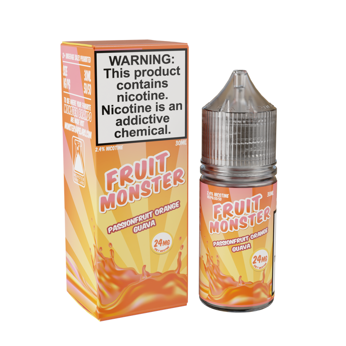 Best Deal Fruit Monster Salts 30mL Vape Juice - Passionfruit Orange Guava