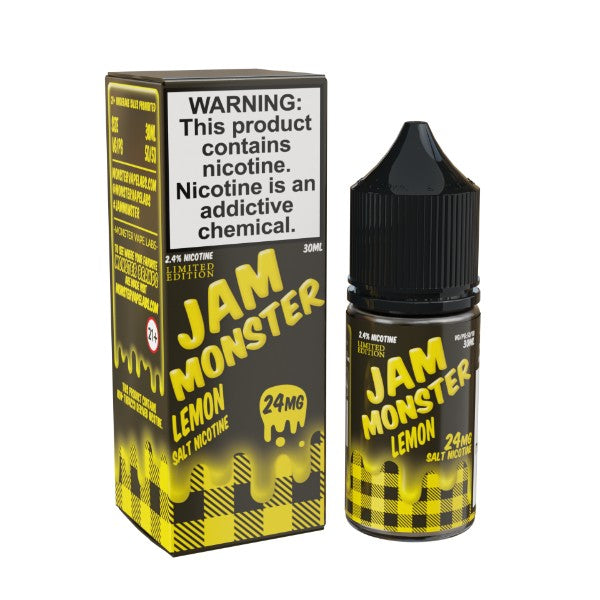Jam Monster Salts 30ML Vape Juice - Lemon