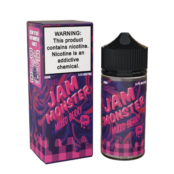 Jam Monster 100mL Vape Juice - Mixed Berry