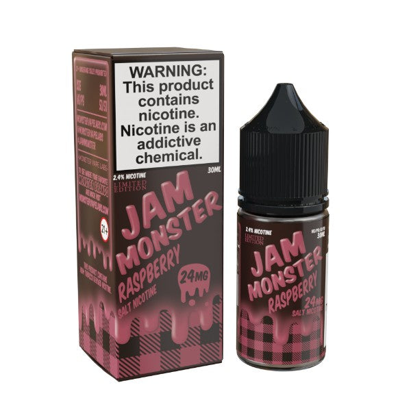 Jam Monster Salts 30ML Vape Juice - Raspberry