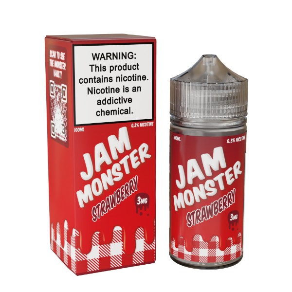 Jam Monster 100mL Vape Juice - Strawberry