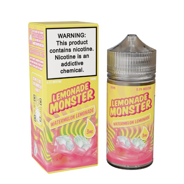 Lemonade Monster 100mL Vape Juice - Watermelon lemonade