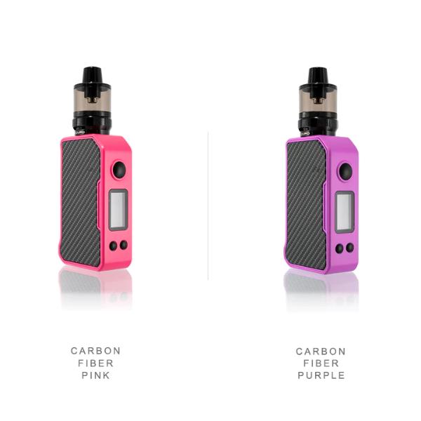 Dovpo MVP 220w Box Kit Best Colors Carbon Fiber Pink Carbon Fiber Purple
