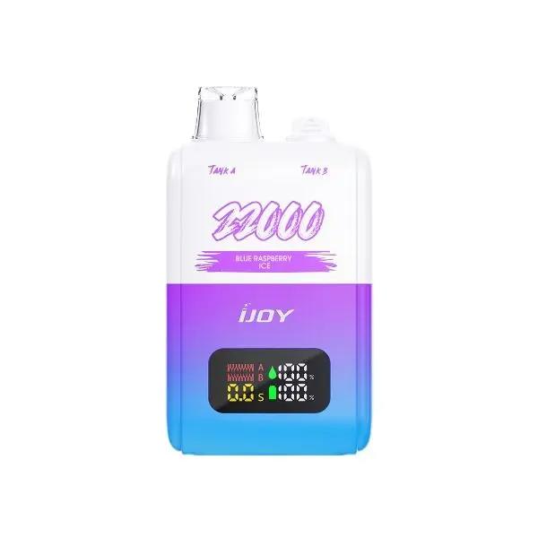  Best Deal iJoy SD22000 Rechargeable Vape-Single Disposable  Blue Raspberry Ice