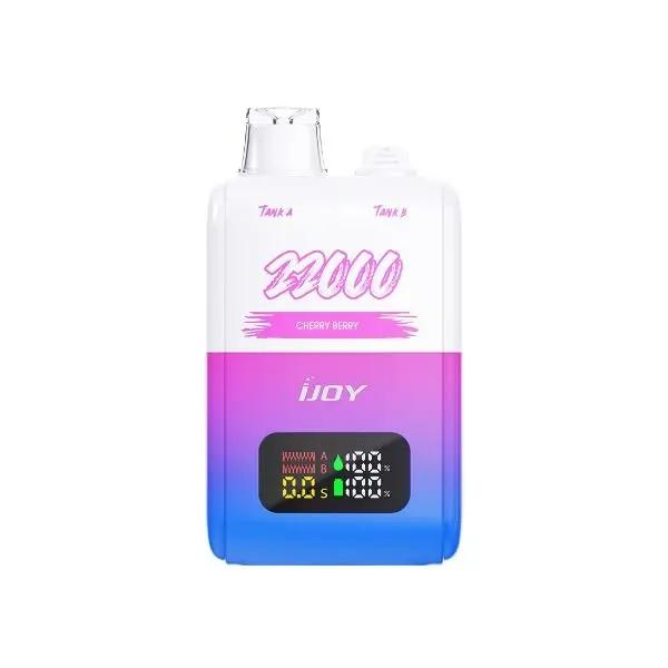 Best Deal iJoy SD22000 Rechargeable Vape-Single Disposable  Cherry Berry
