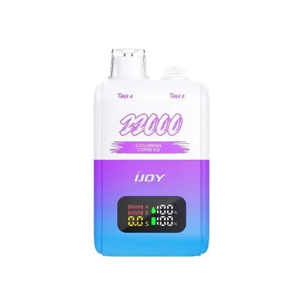 Best Deal iJoy SD22000 Rechargeable Vape-Single Disposable Colombian Coffee Ice