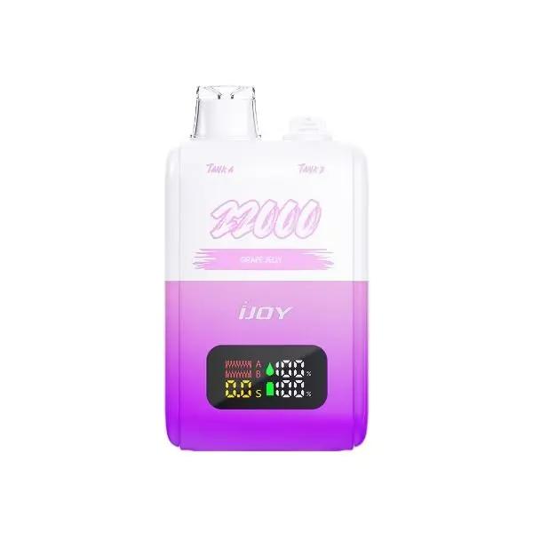 Best Deal iJoy SD22000 Rechargeable Vape-Single Disposable Grape Jelly
