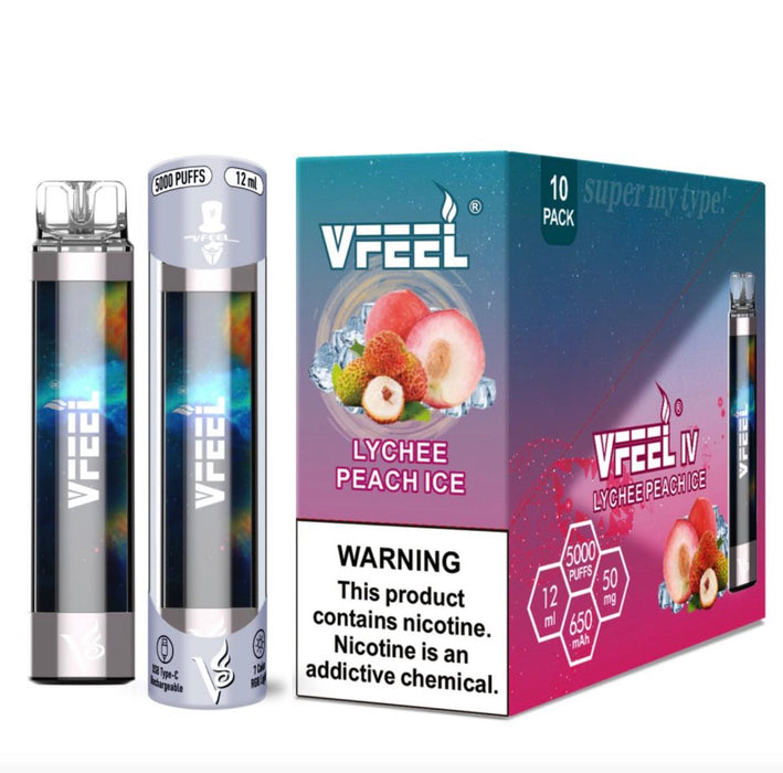VFEEL IV Disposable 5000 Puffs 10-Pack