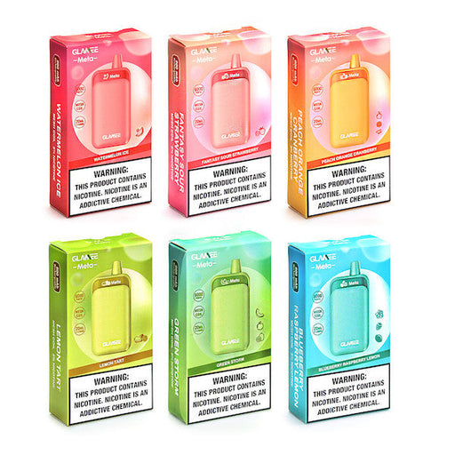 Glamee Meta 6000 Puffs Single Rechargeable Vape Disposable 20mL Best Flavors