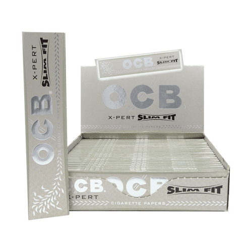 OCB X-Pert Rolling Papers King Size Slim 32 Count Display of 24 Wholesale