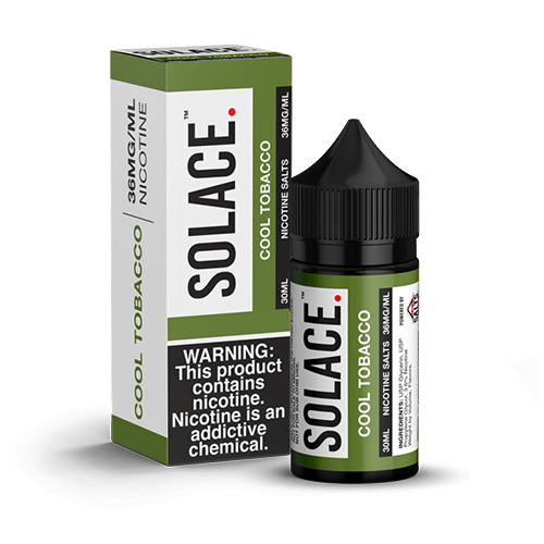 Solace Salts eJuice - Cool Tobacco Vape Juice 36mg