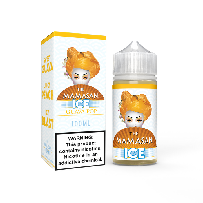 The Mamasan  Vape Juice 100mL Best Flavor Guava Pop Ice