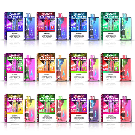 Hotbox Luxe 12k Puffs Disposable Vape 20mL Best Flavors