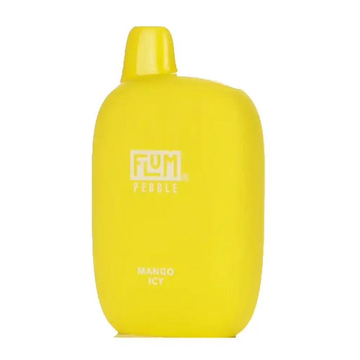 Flum Pebble 6000 Puffs Rechargeable Disposable Vape Best Flavor - Mango Icy