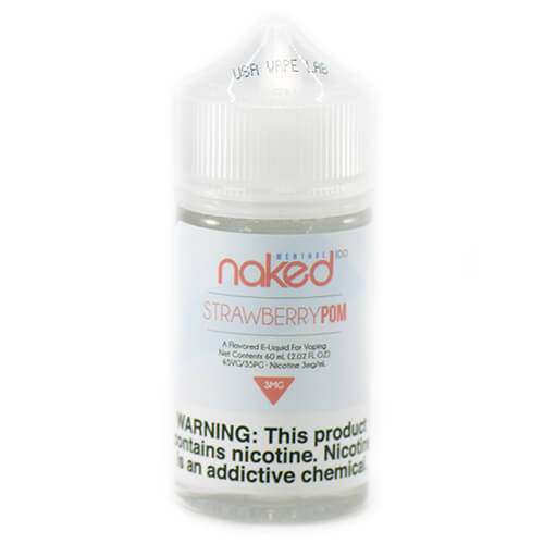 Naked 100 Menthol By Schwartz - Strawberry POM Vape Juice 0mg