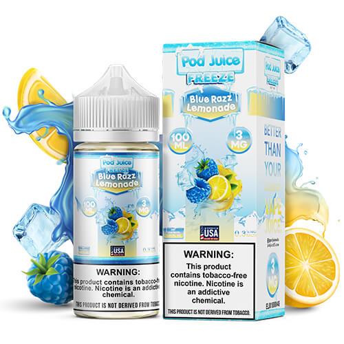 Pod Juice - Freeze Blue Razz Lemonade - 100mL