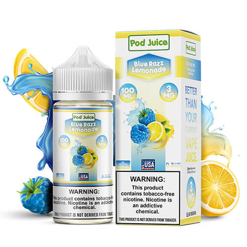 Pod Juice - Blue Razz Lemonade - 100mL