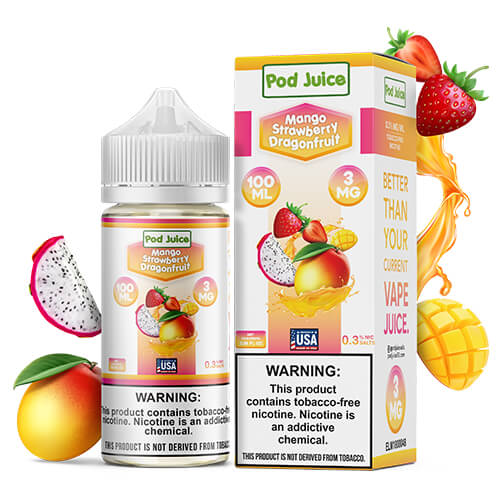 Pod Juice - Mango Strawberry Dragonfruit - 100mL