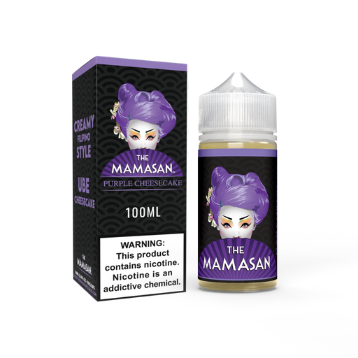 The Mamasan  Vape Juice 100mL Best Flavor - Purple Cheesecake