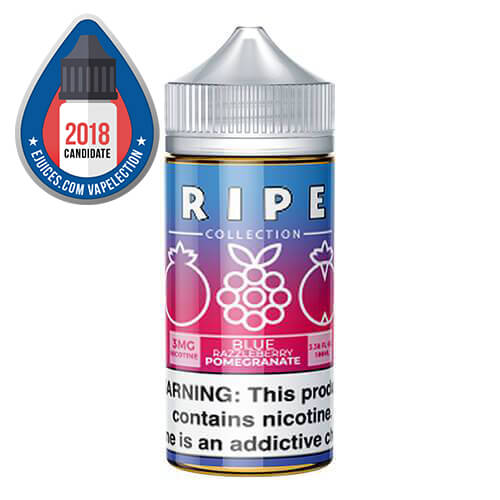 Ripe Collection by Vape 100 eJuice - Blue Razzleberry Pomegranate Vape Juice 0mg
