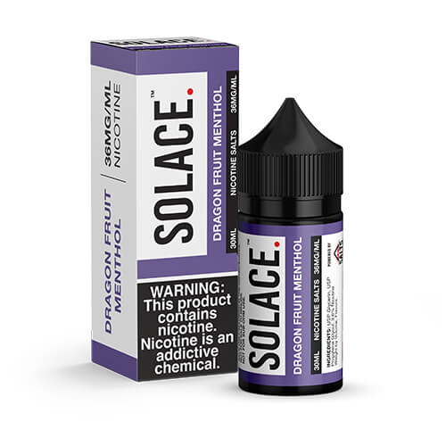 Solace Salts eJuice - Dragon Fruit Menthol Vape Juice 36mg