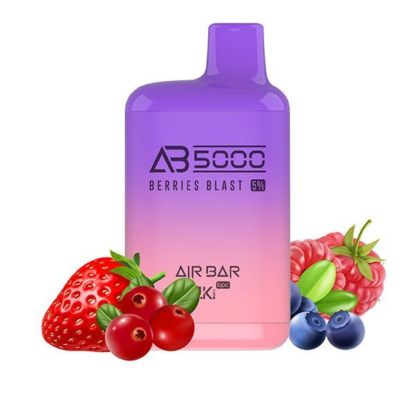 Air Bar AB5000 Disposable Vape 10 Pack 10mLBest Flavor Berries Blast