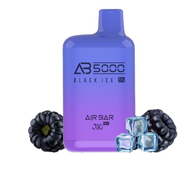Air Bar AB5000 Disposable Vape 10-Pack Best Flavor Black Ice