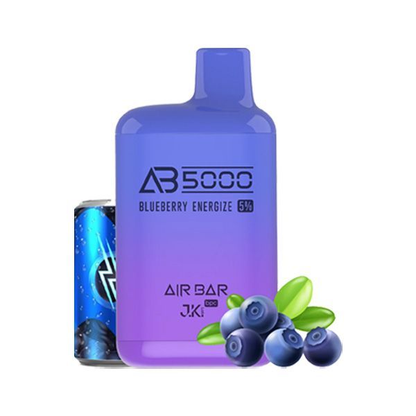 Air Bar AB5000 Disposable Vape 10 Pack 10mL Best Flavor Blueberry Energize