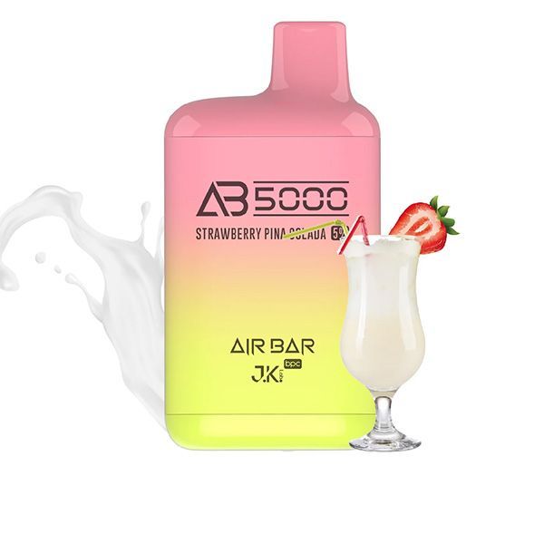 Air Bar AB5000 Disposable Vape 10-Pack Best Flavor Strawberry Pina Colada