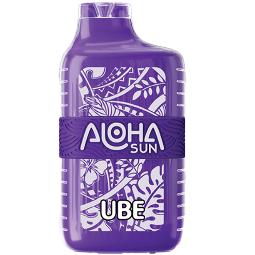 Aloha Sun 7000 Puffs Vape 10 Pack 15mL Best Flavor Ube