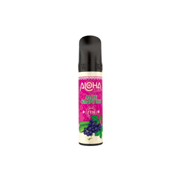 Aloha Sun TFN Single Disposable Vape 8mL Best Flavor Aloe Grape Ice