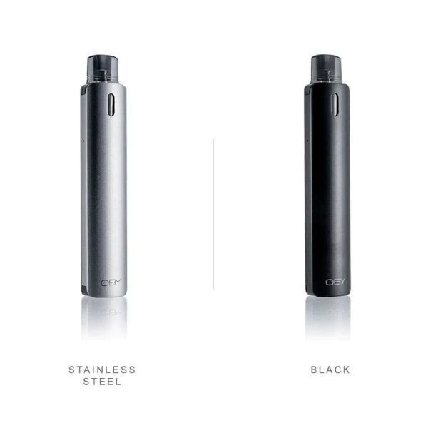 Aspire OBY Pod System Kit Best Colors Stainless Steel Black