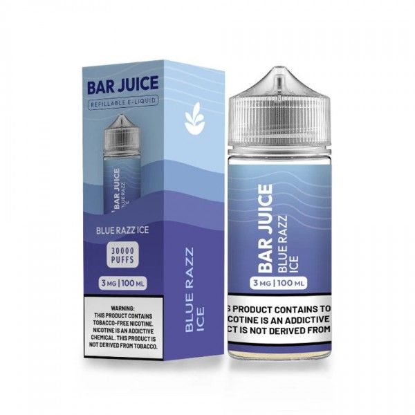 Bar Juice BJ30000 100mL Vape Juice Best Flavor Blue Razz Ice