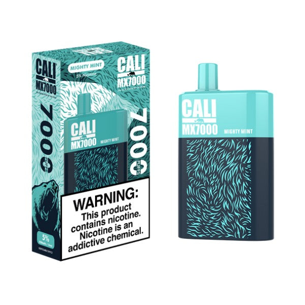 Cali Pods Cali MX7000 Disposable Vape Best Flavor Mighty Mint